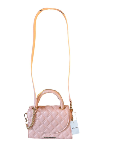 cartera Aldo color bajo palo rosa original para damas